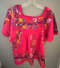 Hand Embroidered Oaxacan Blouse - New without Tags