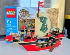 LEGO Adventurers: Emperor's Ship (7416) COMPLETE Assembled w Box No Inst