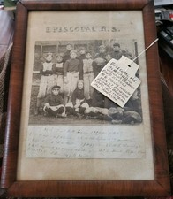 1900 Princeton University AllAmerican Football Champ Captain Edwin Jigger Harlan