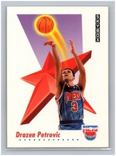 1991-92 Skybox Drazen Petrovic #186 New Jersey Nets NBA HOF Basketball Base Set