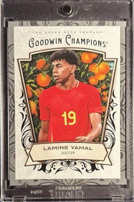 Lamine Yamal 2026 Upper Deck UD Goodwin Champions #10 Glossy Black