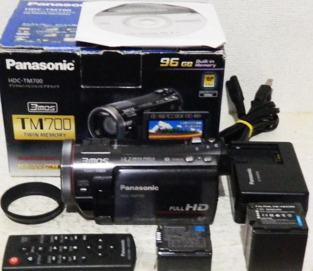 Panasonic Digital Video High Vision Camera HDC-TM700 96GB Metal