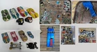 1/24 - 1/32 SCALE ELECTRIC SLOT CAR BODIES & MOTORS & MORE JUNKYARD PARTS LOT