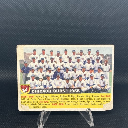 1956 Cubs Team [White Back] #11
