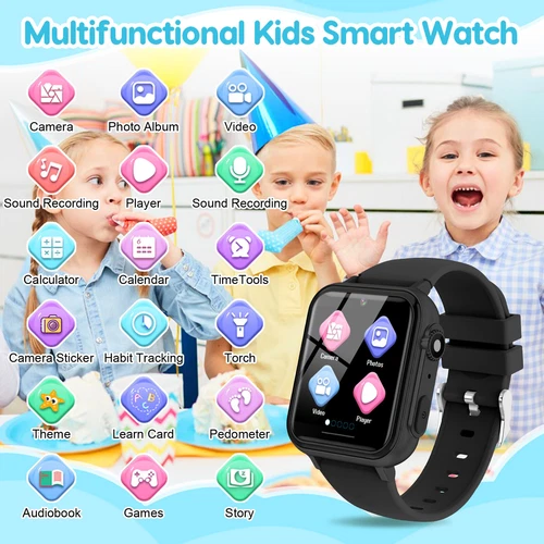 Children's Smart Watchs Camera Games Game Watches Music Player Boys Girls Gifts - Picture 5 of 51