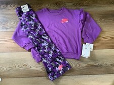 Nike girls Sweatshirt  Flare Leg Leggings Size 6 NWT 