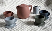 11Pc silicone tea set