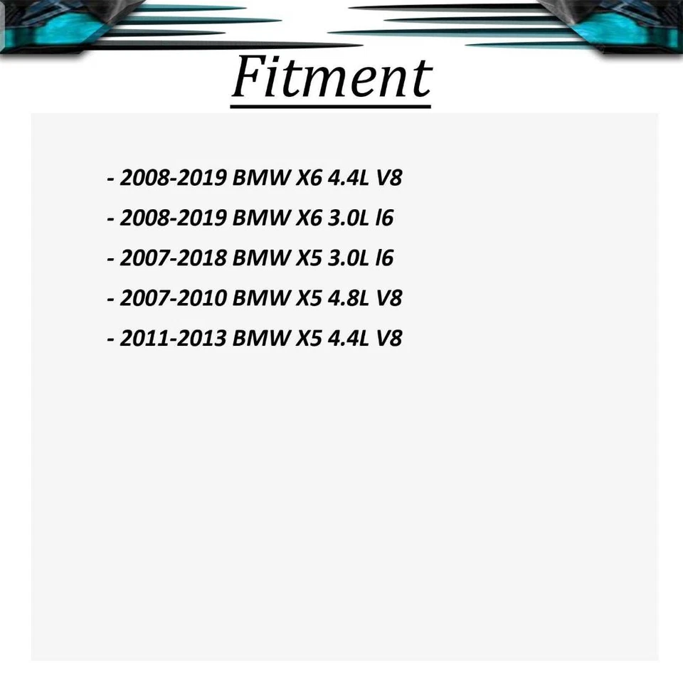 Sensor de desgaste de pastillas de freno delanteras para BMW X6 2008-2019 3,0 L 2007-2010 BMW X5 4,8 L Foto 2 de 3