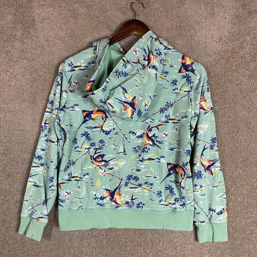 Polo Ralph Lauren Hoodie Sweatshirt Kids Large 14-16 Green Swordfish Pullover - Picture 8 of 10