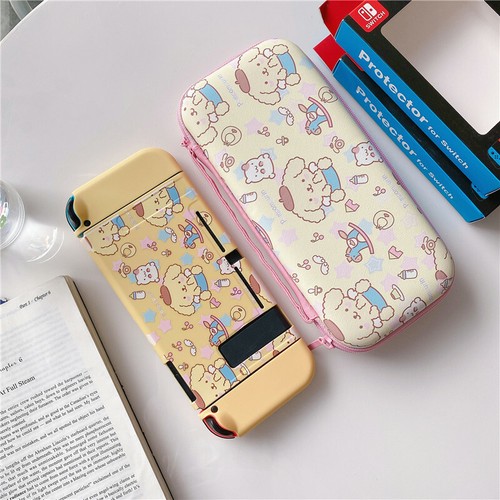 Cute Cartoon Pom Pom Purin Nintendo Switch Case Soft Protective cover bag Pouch - Afbeelding 1 van 7