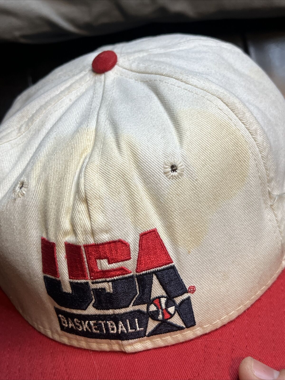 Vintage 1992 USA Dream Team NBA Basketball Hat Ca… - image 5