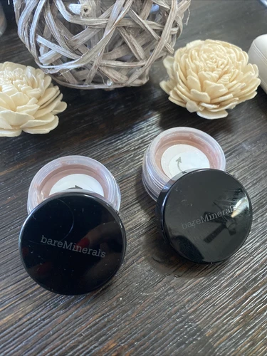 BareMinerals Loose Powder Eyeshadow EyeColor Breathless & Shoreline Sealed Duo￼