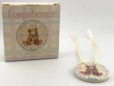 Vintage Longaberger Baby 2000 Basket Tie-On #36293 - New Open Box