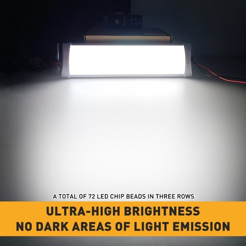 WHITE LED CEILING FIXTURE DOME LIGHT FOR CAMPER TRAILER RV MARINE ACCESSORIES US - 第 5/12 張圖片