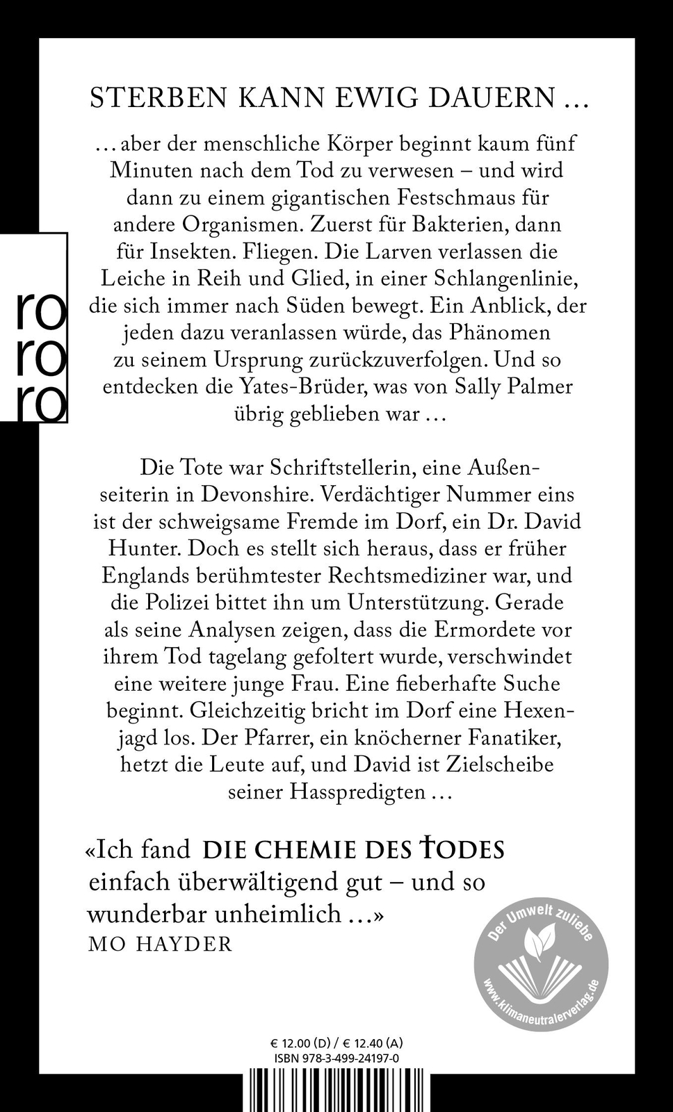Thumbnail - Simon Beckett / Die Chemie Des Todes / 9783499241970
