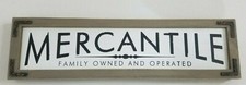 Farmhouse Wood Sign MERCANTILE Bathroom Bedroom Laundry Home Decor Rustic 19x5"