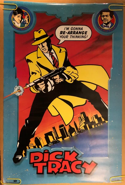 Dick Tracy Madonna Original Vintage Poster Movie Memorabilia Cartoon Comic Book