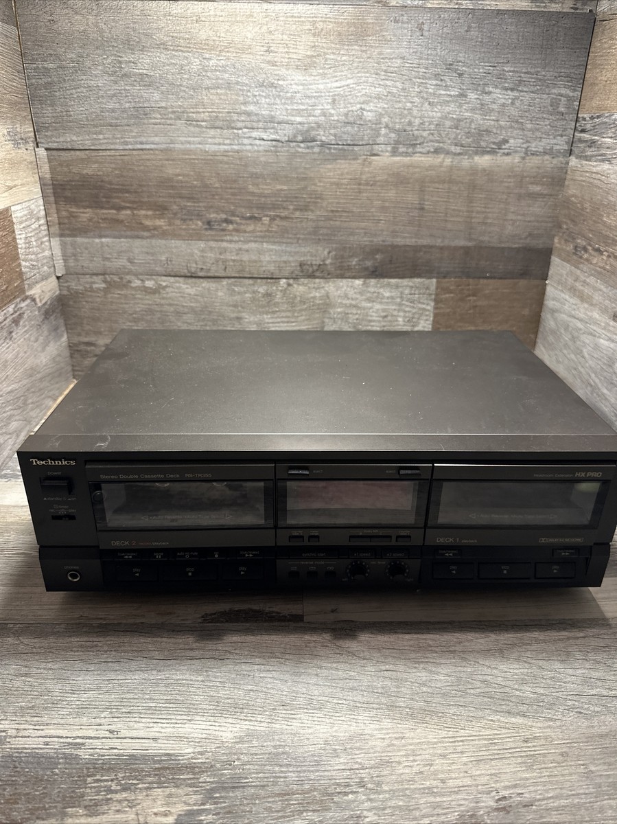 Technics RS-TR355 Double Dual Cassette Deck Auto Reverse Tested | eBay