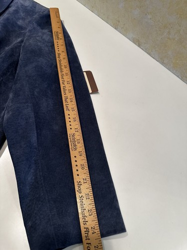 NEW With Tags Washable Suede Jacket Medium Blue St John’s Bay Size 1X Nice! DS - Picture 10 of 10