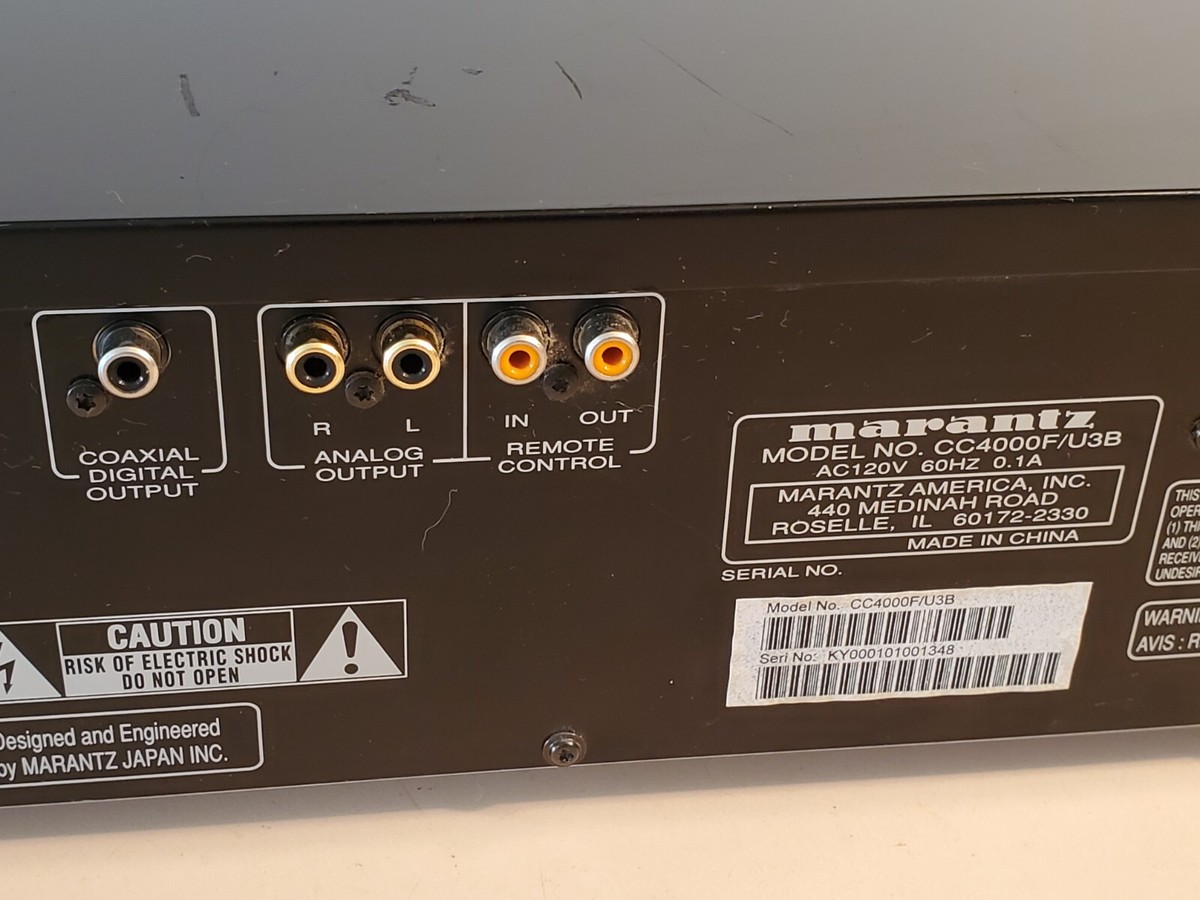 MARANTZ CC-4000F/U3B. 5 Disc CD Changer Player. PARTS REPAIR