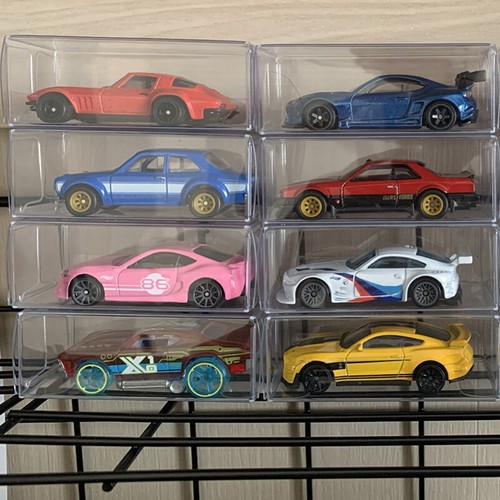 50 Stück 41X43X82mm Modell Auto Spielzeug Vitrine Für 1:64 PVC Aufbewahrung Box - Bild 16 von 17