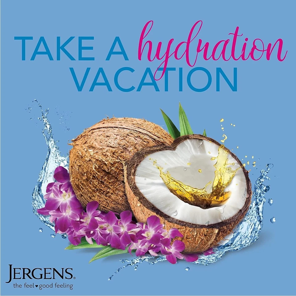 Jergens Wet Skin Moisturizer Infused with Hydrating Coconut Oil, 10 oz X3 PACK - Image 3 of 4
