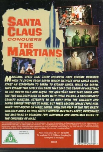 SANTA CLAUS CONQUERS THE MARTIANS DVD Children's & Family (2014) Seymour Hicks - Image 2 of 4