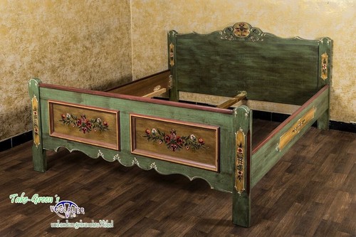 Voglauer Doppelbett Anno 1800 Ehebett Bettgestell Schlafzimmer Landhausstil - Bild 3 von 6