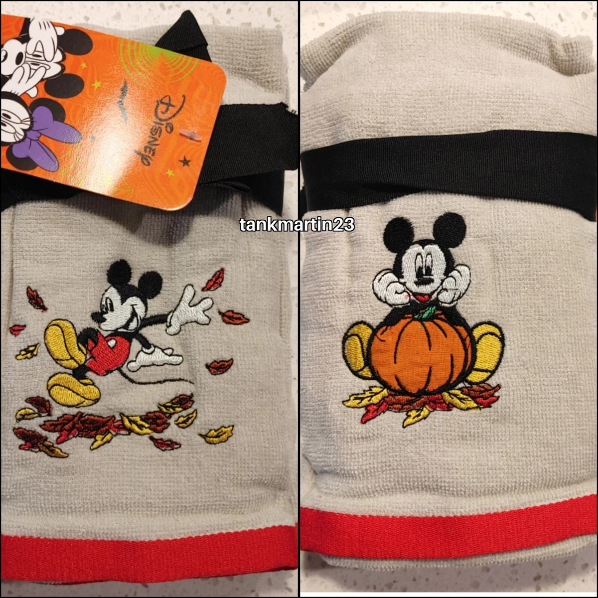 Set of 2 Disney Dish Towels Mickey Mouse Classic Kitchen Tea Towels