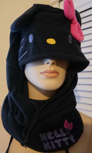 Hello Kitty Neck warmer Balaclava Sazac Pink / Black Adult / Child One size - Picture 12 of 23