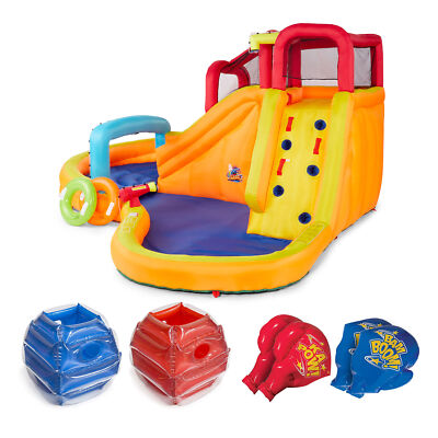 Banzai Kids Inflatable Lazy River Adventure Water Park and Battle