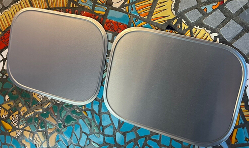 SET OF 2 —7”x9” RECTANGLE RACING NUMBER PLATES 7”x9”x032"x1/8” Bead Edge Al New - Picture 4 of 7