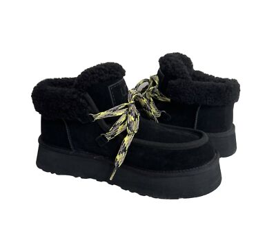 ファー付き　黒　ローファー　BN UGG AUSTUALIA s-l400.jpg