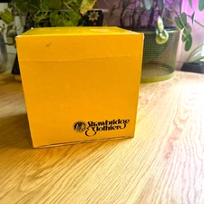 Strawbridge & Clothier Yellow Paper Box, Circa 1980's-1990's