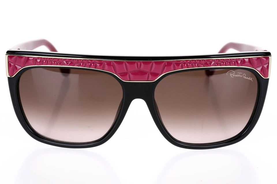 ROBERTO CAVALLI 女式 'Albireo' 800S 05T 黑色 Fuchsia 60 毫米太阳镜 132987 — 第 2/4 张图片
