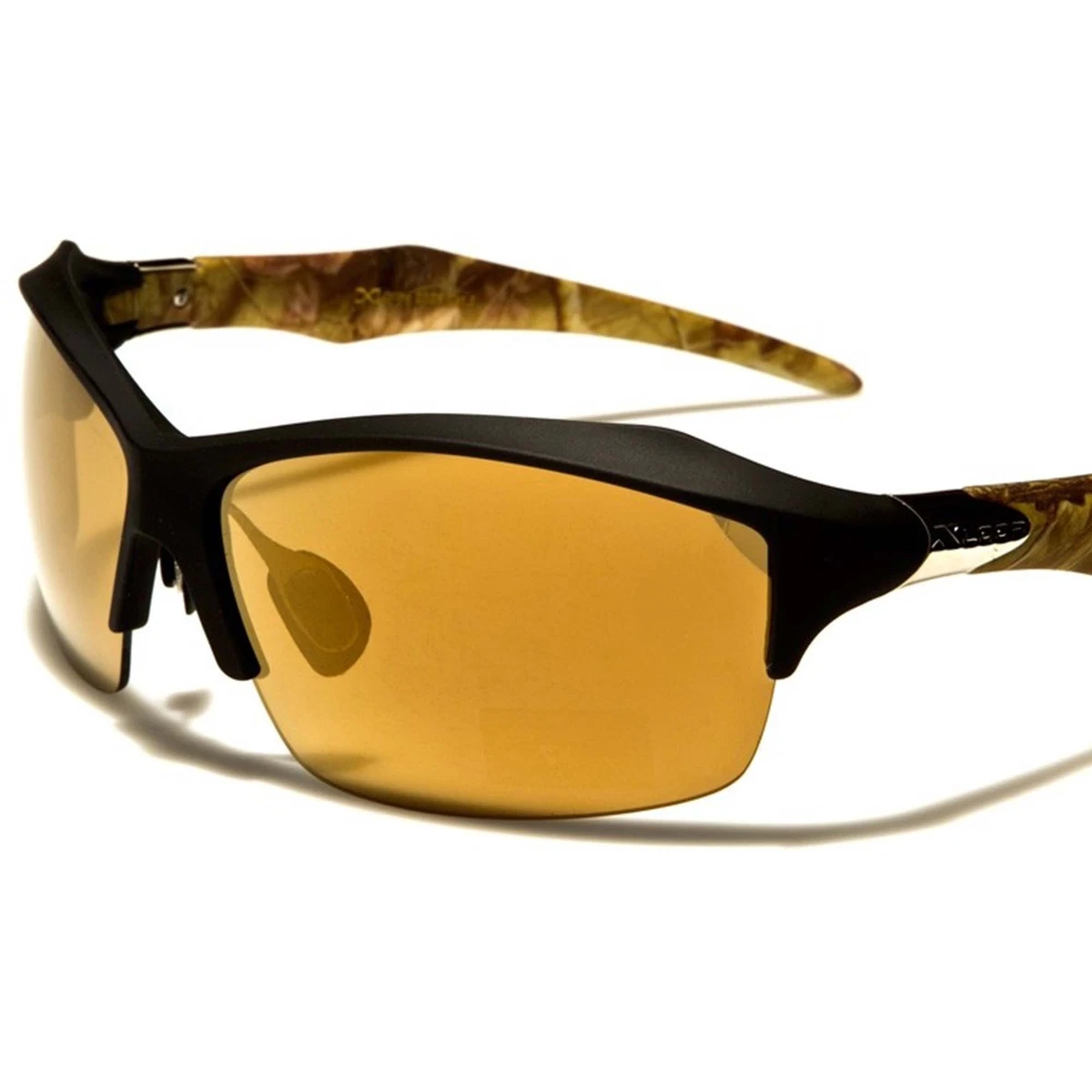 Outdoor Fishing Tactical Hunting Brown Mirrored Lens Camouflage Sport Sunglasses
