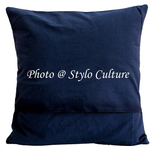 Boho Hippie Yoga Pillow Case Cushion Cover Blue Mandala Mandala Meditation - Picture 4 of 5
