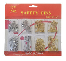 Safety Pins Assorted dressmaking clothes craft sewing trousers