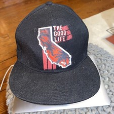 THE GOOD LIFE MOB BLACK SNAP BACK CAP HAT