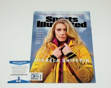 MIKAELA SHIFFRIN SIGNED SPORTS ILLUSTRATED MAGAZINE BECKETT COA MARCH 2020 SKIER