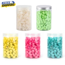 300pcs Food Grade Silicone Tattoo Ink Cup Disposable Pigment Cap Per Makeup PMU