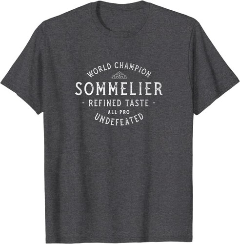 Retro World Champion Sommelier All-Pro Undefeated T-Shirt *NEU 10 Farben* - Bild 5 von 11