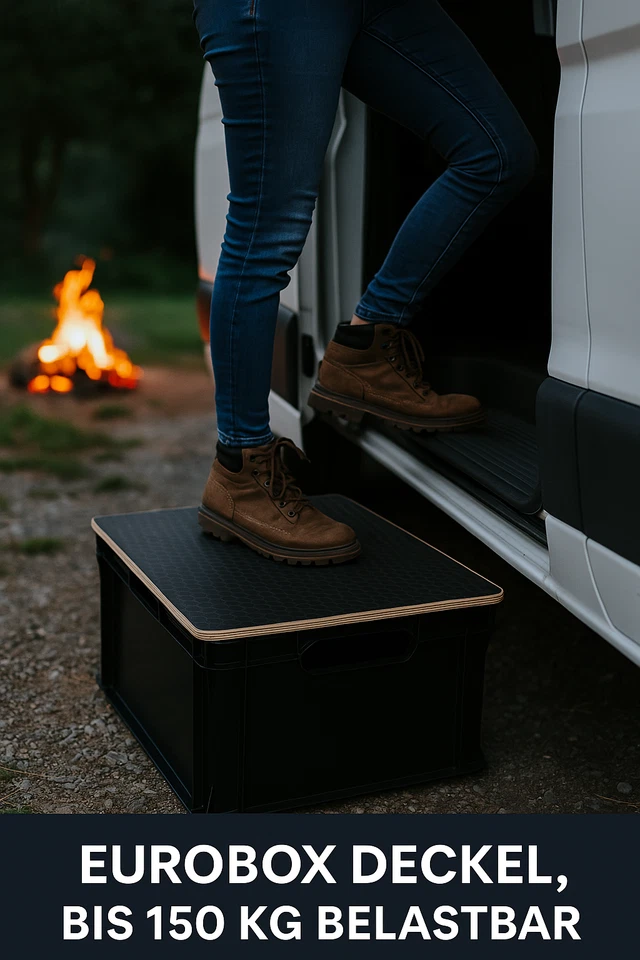 Hochwertiger Eurobox-Deckel aus Holz – mehr als nur eine Abdeckung! - Bild 2 von 4