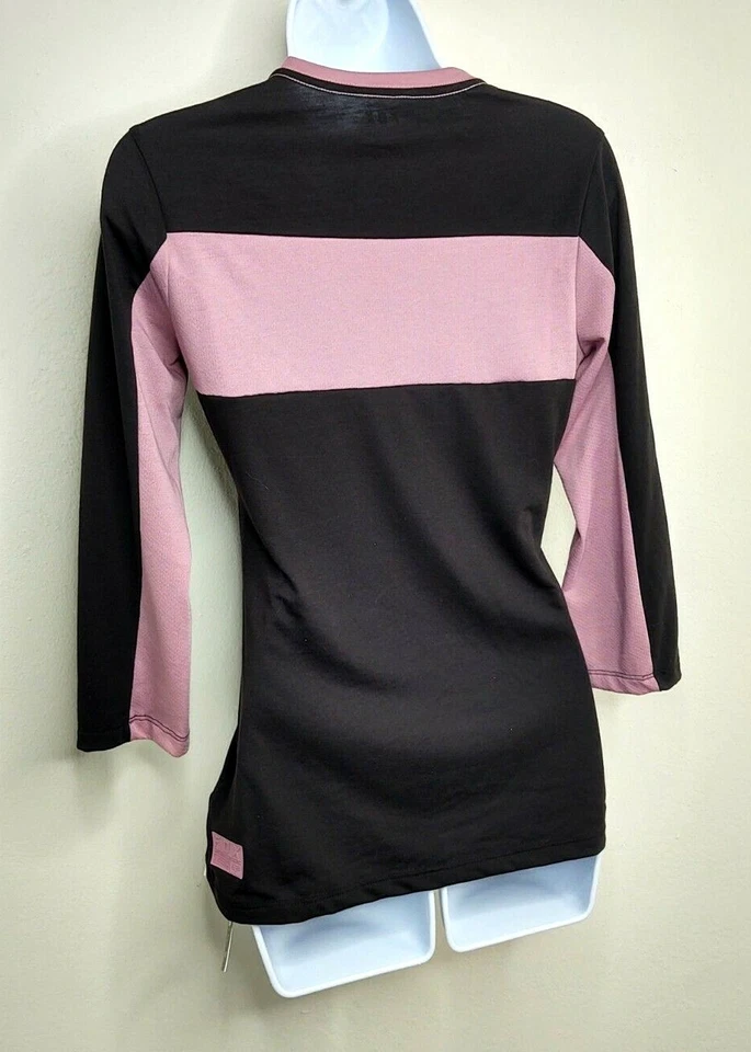 Fox Racing женщин размер XS Ranger Dr черный и фиолетовый матовый 3/4 рукав Джерси новый с Ярлыками - Изображение 3 из 4