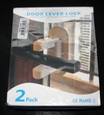 New Sealed RoHS Baby Lock Door Level Lock 2 Pack
