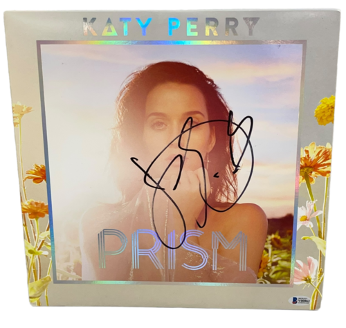 KATY PERRY SIGNED PRISM ALBUM VINYL AUTHENTI AUTOGRAPH BECKETT COA - Picture 1 of 1