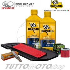 Tagliando KYMCO Downtown 350 i ABS 2017 2018 2019 Kit Bardahl XTM Filtri Candela