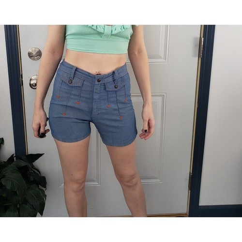 Vintage 70s Sears Put On Shop Denim Shorts