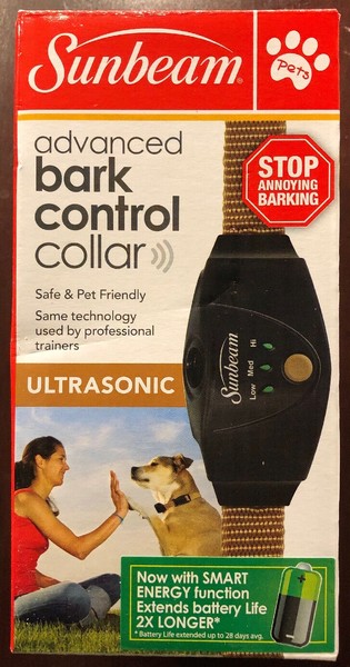 sunbeam bark collar