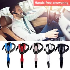 Bluetooth Headset Wireless Open Ear Earpiece with Ear Hook Noise Cancelling Call